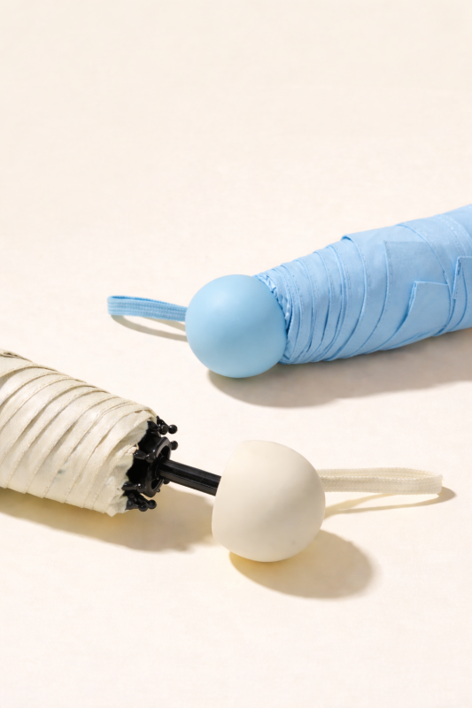 Parasol składany mały do torebki w kapsułce Persona Grata Parasolka Niebieska Mini