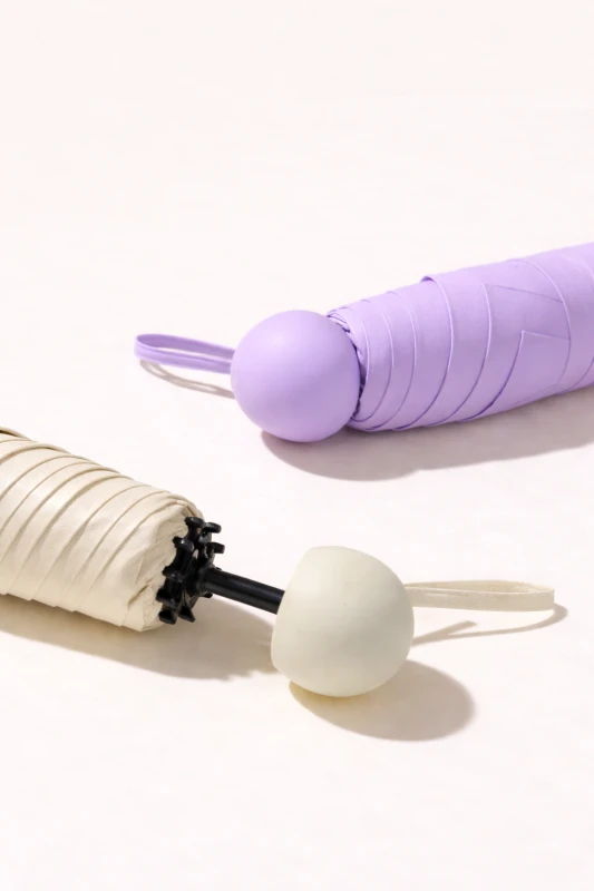 Parasol składany mały do torebki w kapsułce Persona Grata Parasolka Lawendowa Mini