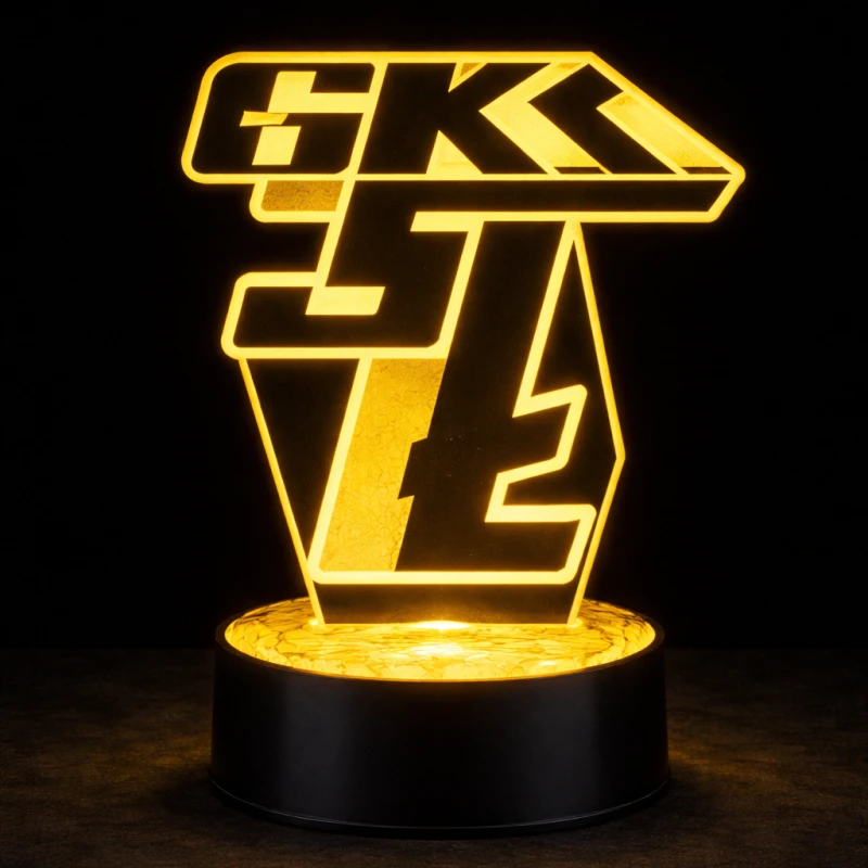 Lampka 3D nocna LED USB Liga Polska Górnik Łęczna