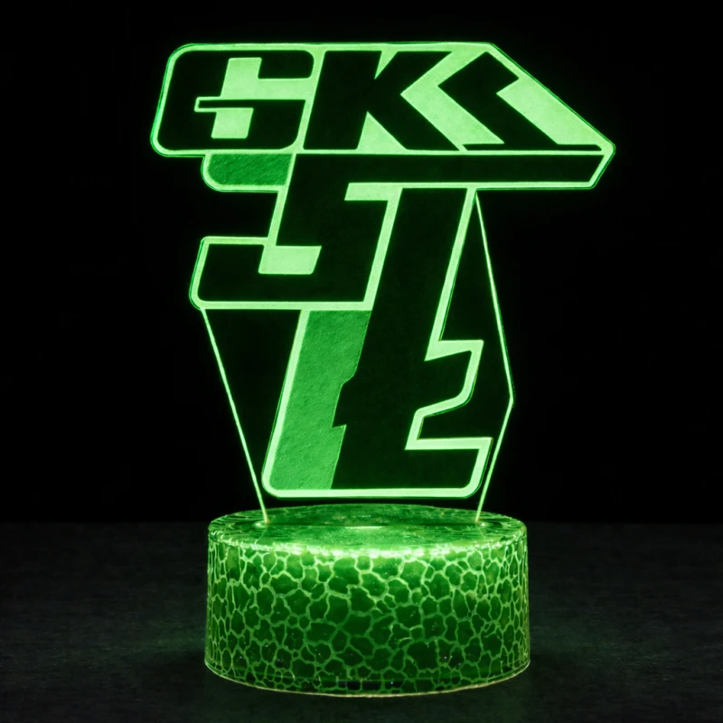 Lampka 3D nocna LED USB Liga Polska Górnik Łęczna