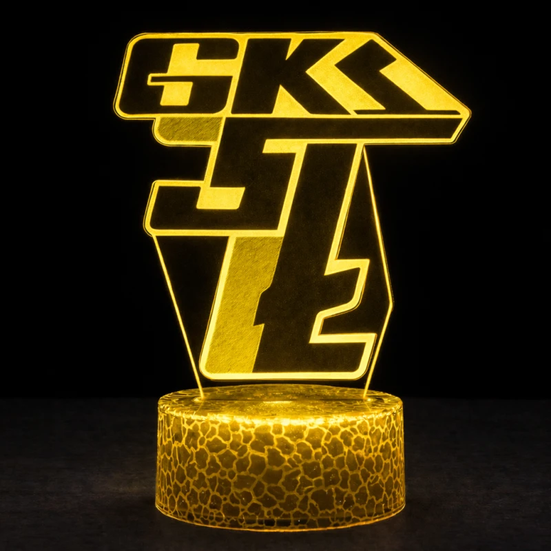 Lampka 3D nocna LED USB Liga Polska Górnik Łęczna