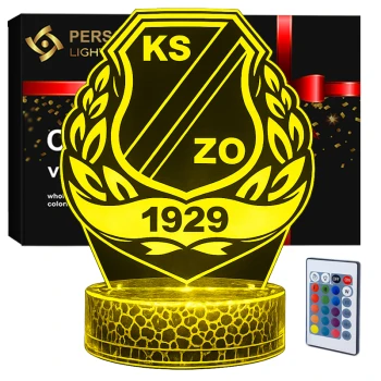 Lampka 3D nocna LED USB Liga Polska KSZO Ostrowiec Świętokrzyski