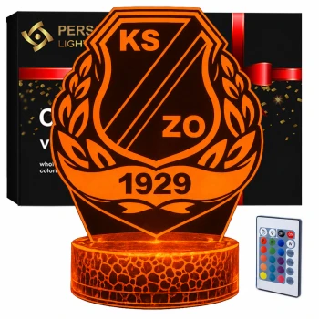 Lampka 3D nocna LED USB Liga Polska KSZO Ostrowiec Świętokrzyski