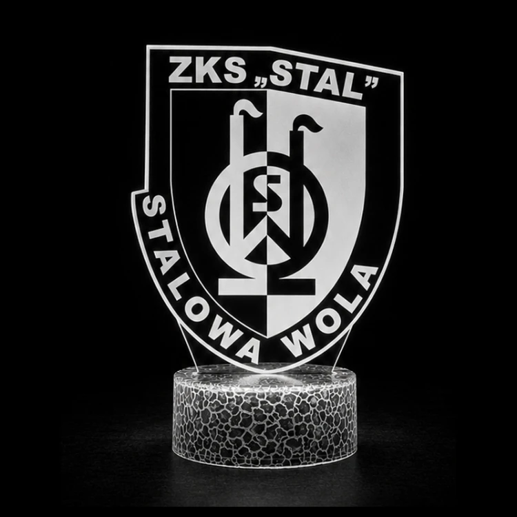 Lampka 3D nocna LED USB Liga Polska Stal Stalowa Wola