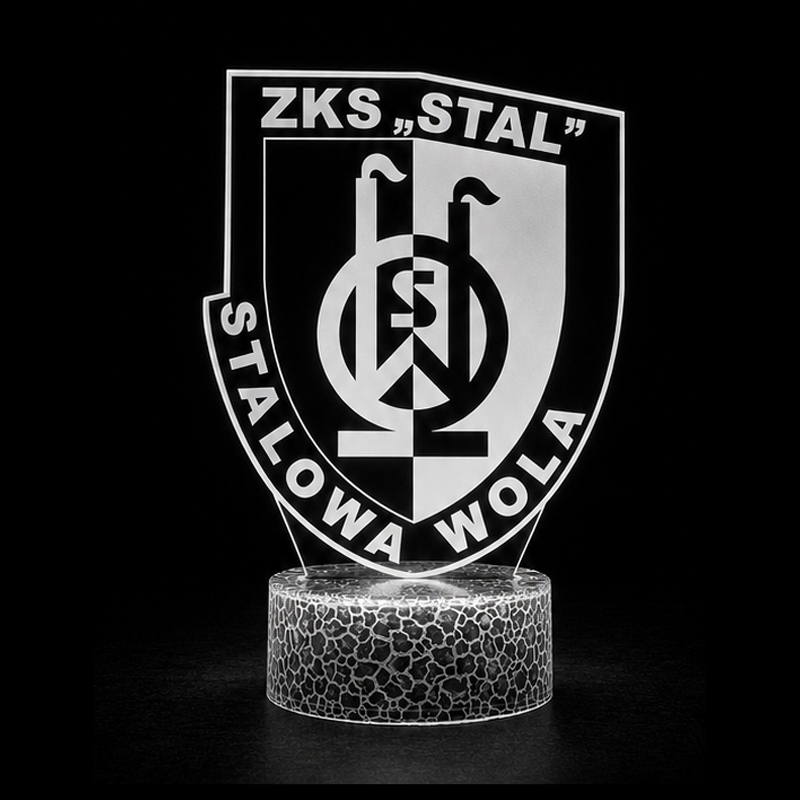 Lampka 3D nocna LED USB Liga Polska Stal Stalowa Wola