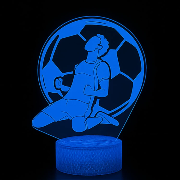 Lampka nocna Personal 3D Lamp LED USB pilot FC Pilkarz