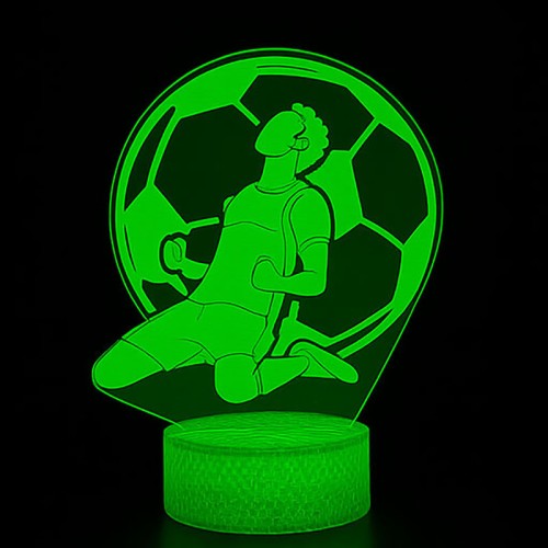 Lampka nocna Personal 3D Lamp LED USB pilot FC Pilkarz