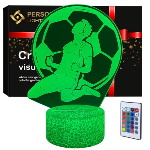 Lampka nocna Personal 3D Lamp LED USB pilot FC Pilkarz
