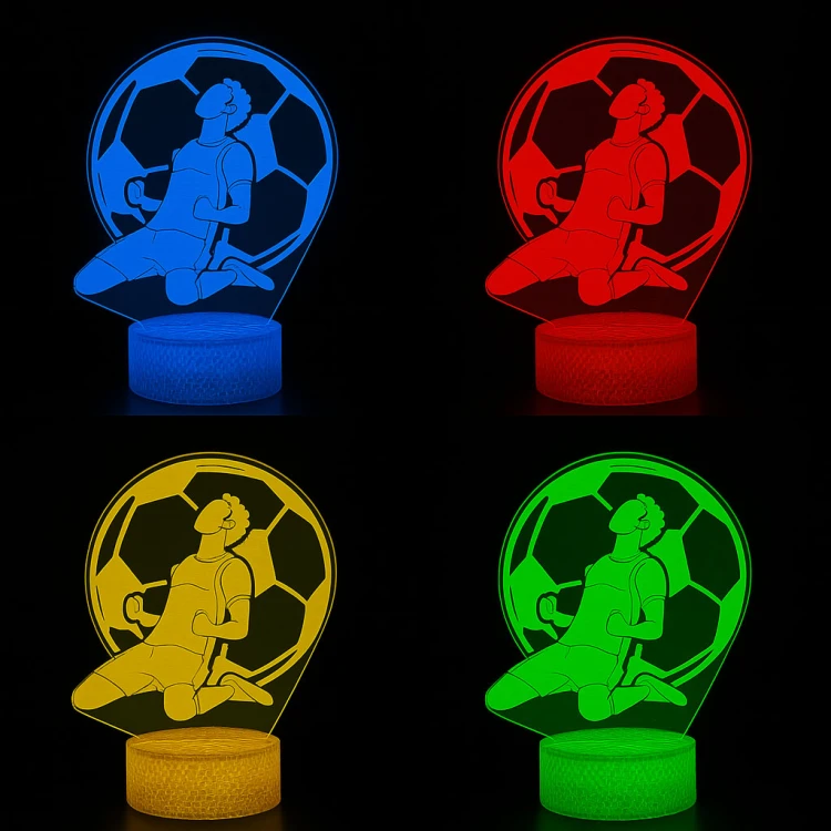 Lampka nocna Personal 3D Lamp LED USB pilot FC Pilkarz