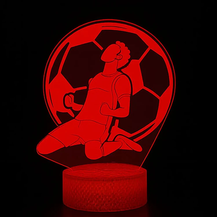 Lampka nocna Personal 3D Lamp LED USB pilot FC Pilkarz