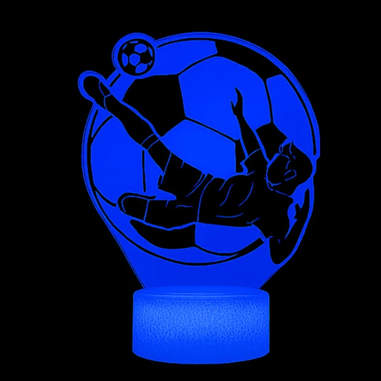 Lampka nocna Personal 3D Lamp LED USB pilot FC Król futbolu