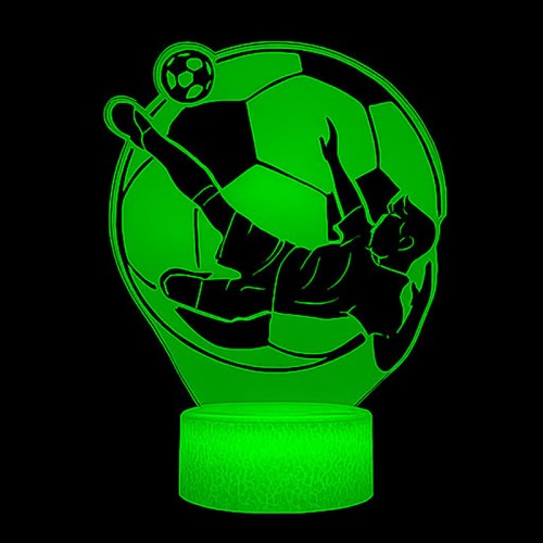 Lampka nocna Personal 3D Lamp LED USB pilot FC Król futbolu