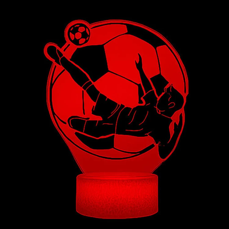Lampka nocna Personal 3D Lamp LED USB pilot FC Król futbolu
