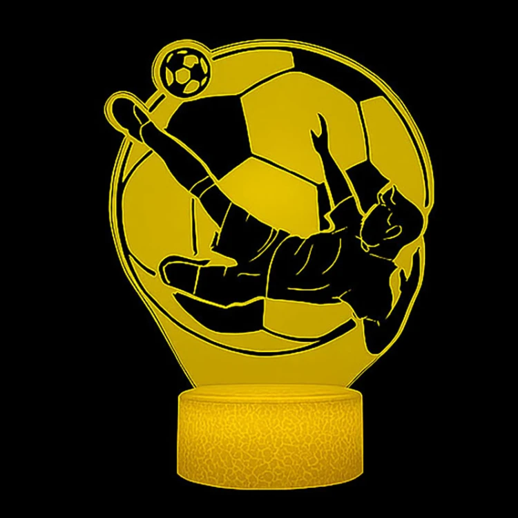 Lampka nocna Personal 3D Lamp LED USB pilot FC Król futbolu