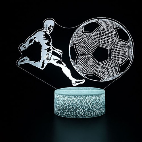 Lampka nocna Personal 3D Lamp LED USB pilot FC Król futbolu