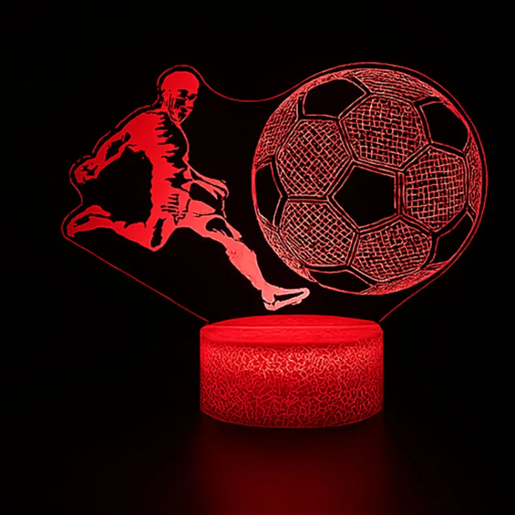 Lampka nocna Personal 3D Lamp LED USB pilot FC Król futbolu