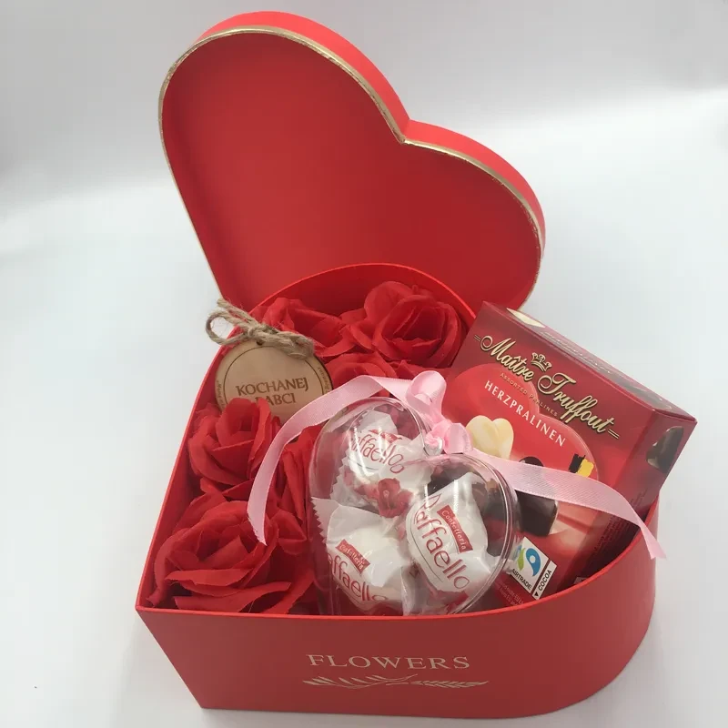 flower box ze słodyczam Maitre Truffout